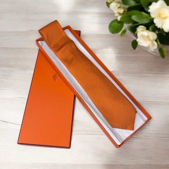 Hermes Silk Tie